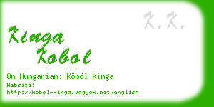 kinga kobol business card